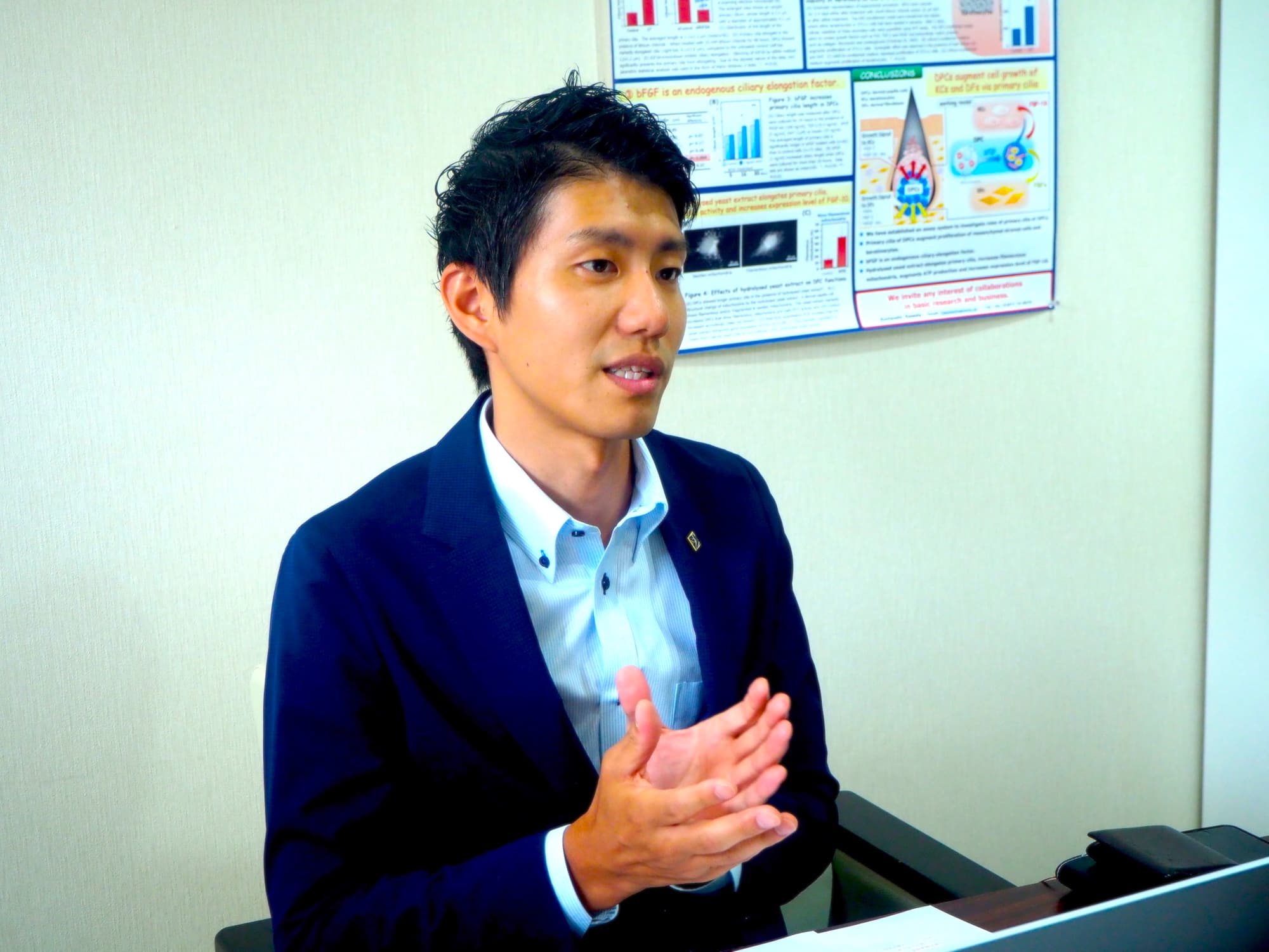 株式会社サラヴィオ濱田社長の写真
